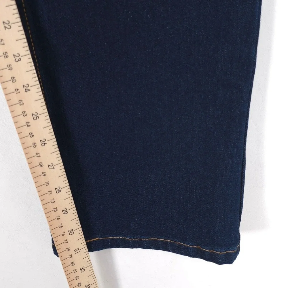 LEVIS 514 Mens New Jeans Straight 36X31 Dark Wash Stretch 00514-3181